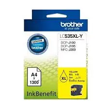 [0004212] Brother LC535XLY YELLOW INK CARTRIDGE (ORGINAL)
