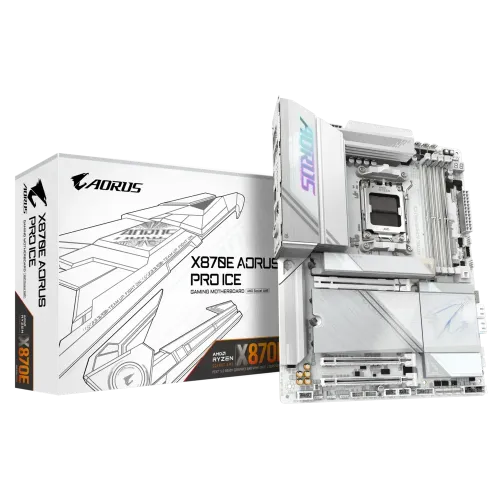 [02688] GIGABYTE X870E AORUS PRO ICE DDR5 AM5 ATX Motherboard