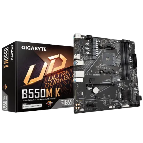 [02568] GIGABYTE B550M K AMD AM4 Micro ATX Motherboard