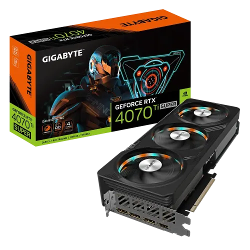 GIGABYTE GeForce RTX 4070 Ti SUPER WINDFORCE OC 16GB GDDR6X Graphics Card