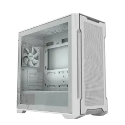 GIGABYTE C102 Glass Ice Mid Tower White Micro ATX Gaming Desktop Casing