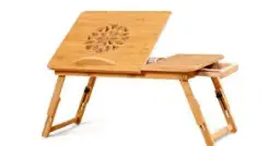 Wooden Type Laptop Table With 1 Big Cooling Fan #L10 
