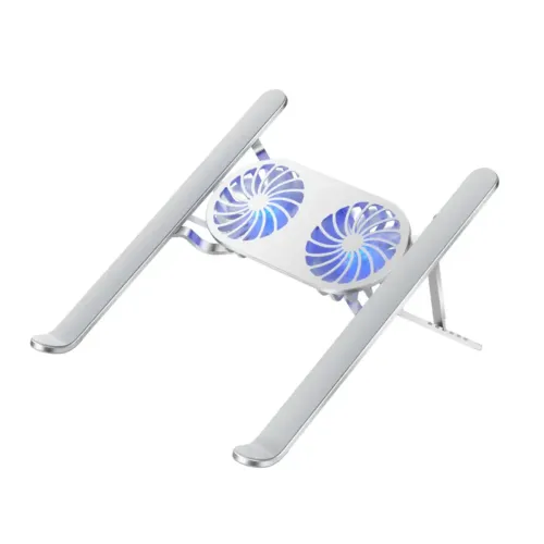 WiWU S400 Pro Foldable Aluminum Laptop Stand With Cooling Fan