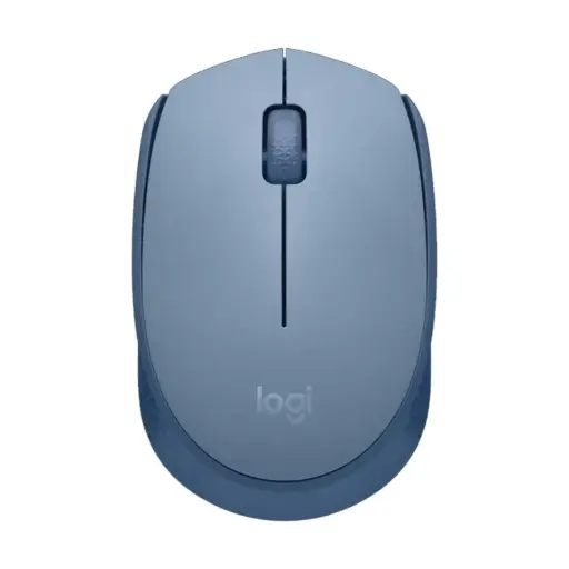 [04074] Logitech M171 Blue Wireless Mouse