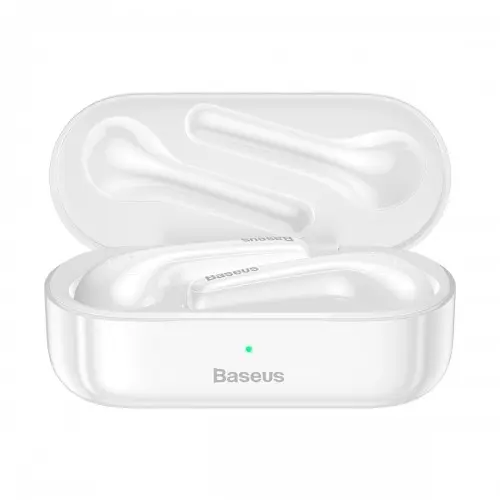 [01034] Baseus W07 Encok TWS True Bluetooth Dual Earbuds White