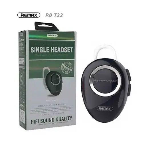 [05389] Remax RB-T22 Single Headset Wireless Earphone