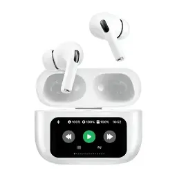 WiWU T22 ANC True Wireless Earbuds with LCD Touch Screen