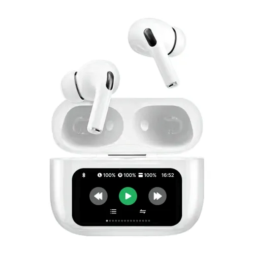 [07378] WiWU T22 ANC True Wireless Earbuds with LCD Touch Screen