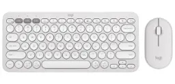 Logitech Pebble 2 Tonal White Bluetooth Keyboard & Mouse Combo #920-012188