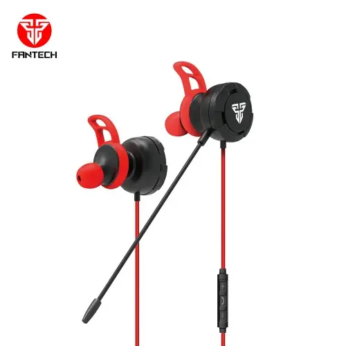 [02402] Fantech EG1 3.5mm Gaming & Music Earphone Black (Single & Dual Port)