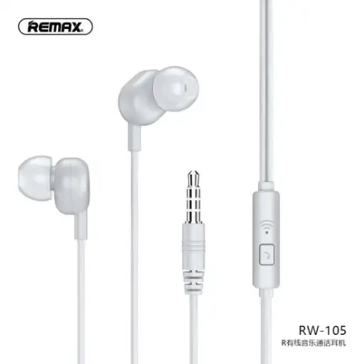 [05439] Remax RW-105 Music Earphone With HD Mic