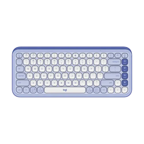 Logitech POP Icon Keys Wireless Lilac & Off White Keyboard #920-013050