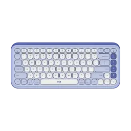 Logitech POP Icon Keys Wireless Lilac & Off White Keyboard #920-013050