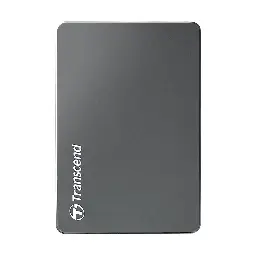Transcend StoreJet 25C3N 1TB USB 3.1 Ultra Slim Iron Gray External HDD #TS1TSJ25C3N