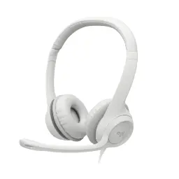 Logitech H390 Stereo USB Headset White with Microphone