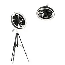 [03664] JISULIFE FA17 Outdoor LED Ceiling Fan with Long Tripod Stand