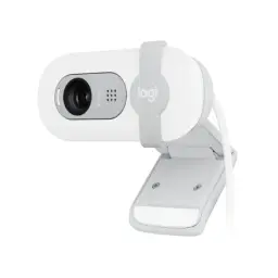 Logitech BRIO 100 Full HD webcam with privacy shutter OFF-WHITE, (960-001618) 