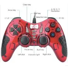 LANJUE TRANSPARENT GAME PAD USB 2.0 MODEL K800 