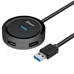 DTECH TYPE-C TO USB 3.0 HUB 4PORT 1.2M CABLE #DT-3327A