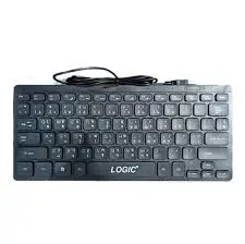 Laptop Mini Keyboard Logic LG-101 Mini USB Wired Keyboard-Black