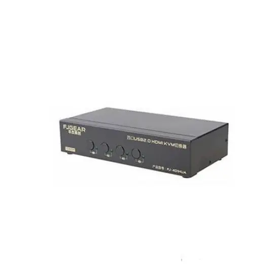  Fjgear Fj-401ua Auto Kvm 4 Port Switch