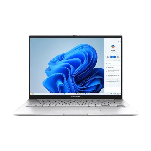 [00668] ASUS ZenBook 14 OLED UX3405MA Intel Core Ultra 5 125H 16GB RAM 512GB SSD 14 Inch FHD+ WUXGA OLED Display Foggy Silver Laptop