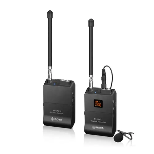 [0000049] Boya BY-WFM12 VHF Wireless Microphone System 