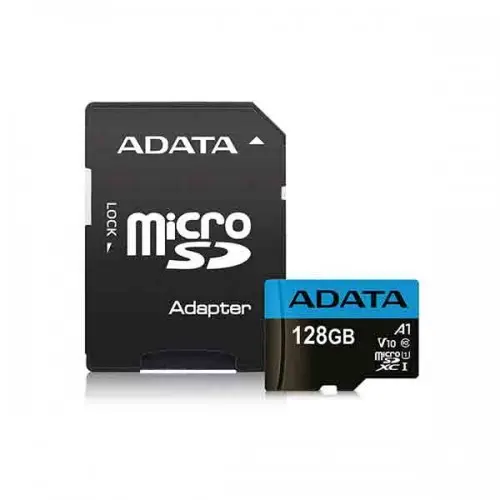 [00783] Adata 128GB Micro SD Class-10 (SDXC-UHX-I) Memory Card With Adapter