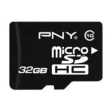 PNY 32GB MICRO SD CLASS-10 MEMORY CARD WITH ADAPTER