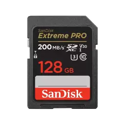 SanDisk Extreme PRO 128GB 200mbps SDXC UHS-I Memory Card (SDSDXXD-128G-GN4IN)