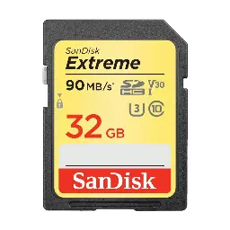 SanDisk Extreme 32GB SDXC UHS-I U3 Class 10 V30 Memory Card #SDSDXVE-032G-GNCIN