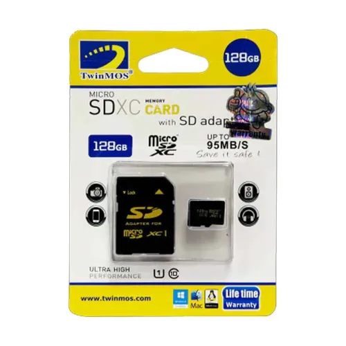 [06227] TwinMOS 128GB MicroSDXC Class-10 Memory Card