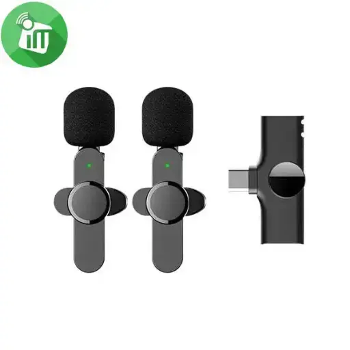 [01285] COTEetCI 74005 Type-C Wireless Microphone (1 Drag 2 Double Mic)