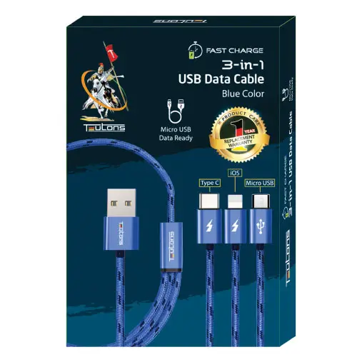 [06102] Teutons 3 in 1 USB Cable