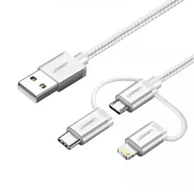 UGREEN US186 (80825) 3-in-1 Multi USB Charging Cable Cord