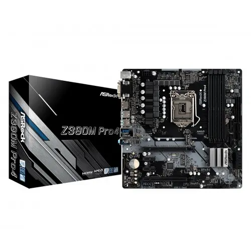 [0005641] ASRock Z390M Pro4 9th Gen Micro ATX Motherboard
