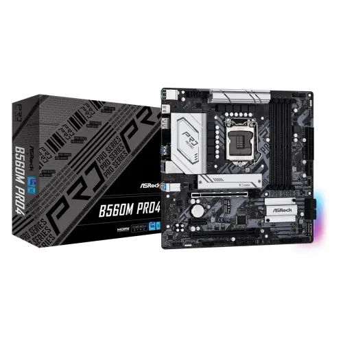 [0005643] ASRock B560M Pro4 10th and 11th Gen Micro ATX Motherboard