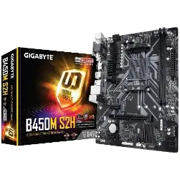 GIGABYTE B450M S2H AMD AM4 Micro ATX Motherboard