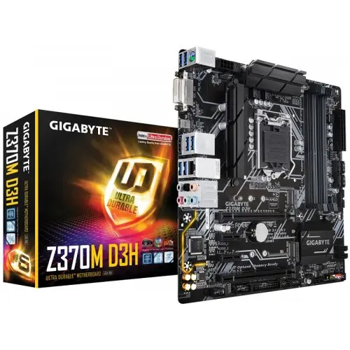 [02689] GIGABYTE Z370M D3H Ultra Durable 8th Gen Motherboard