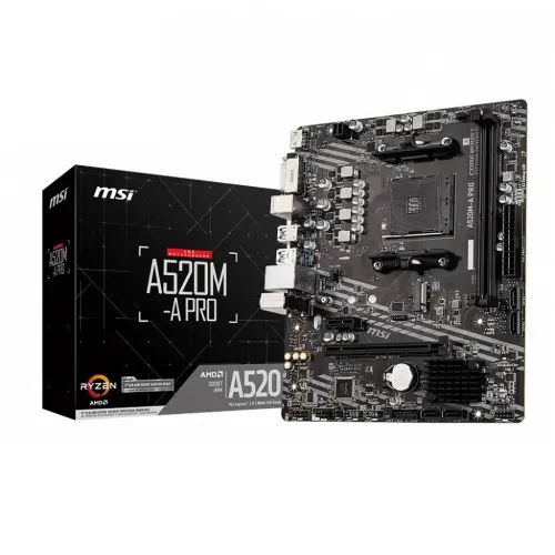 [0005648] MSI A520M-A Pro AM4 AMD Micro-ATX Motherboard