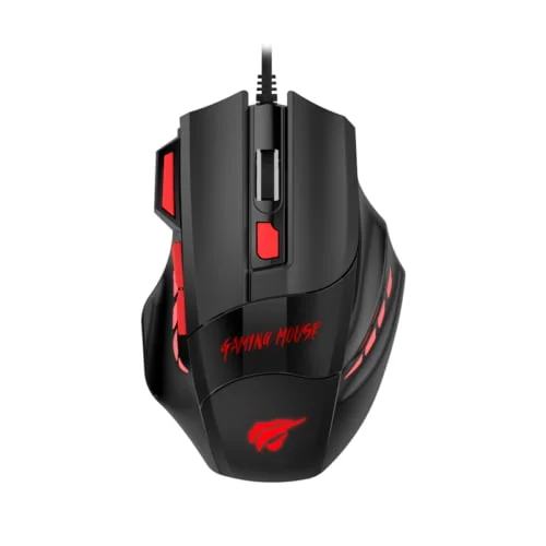 HAVIT Gamenote HV-MS1005 RGB Backlit Programmable Wired Gaming Mouse Black 