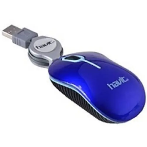 [03025] HAVIT MS710 Optical Usb Retractable Mini Mouse (Multi colour)