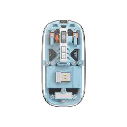 WiWU WM105 Crystal Transparent Magnetic Wireless Mouse