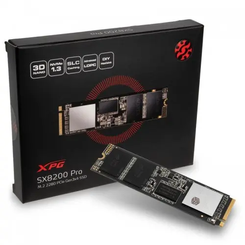 [0000387] Adata XPG SX8200 Pro 256GB 3D M.2 NVMe SSD