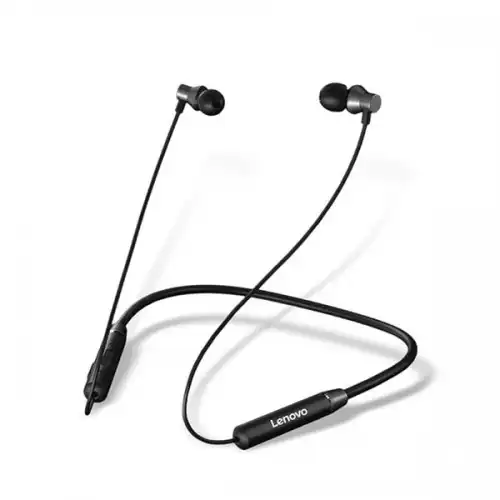 [03957] Lenovo HE05 Bluetooth Neckband Earphone Black