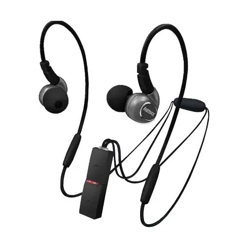 [05385] Remax RB-S8 Neckband Bluetooth Black Earphone
