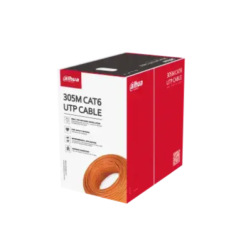 Dahua PFM922I-6UN-C CAT6 305 Meter UTP Cable (Orange)