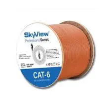NETWORKING PREMIUM CABLE SKY VIEW CAT-6 (ORANGE)