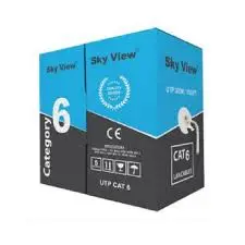 NETWORKING PREMIUM CABLE SKY VIEW CAT-6 (WHITE)