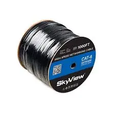 NETWORKING CABLE SKY VIEW CAT-6 (BLACK)